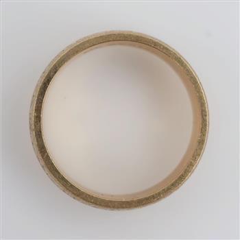 10kt Two Tone Gold Band