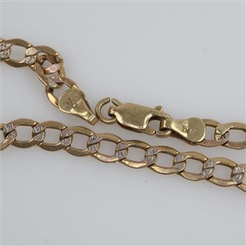 10kt Two Tone Gold Bracelet