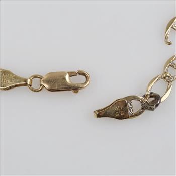 10kt Two Tone Gold Bracelet