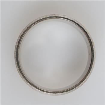 10kt Two Tone Gold Center Groove Band