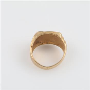 10kt Two Tone Gold Diamond Ring