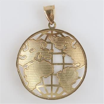 10kt Two Tone Gold Pendant
