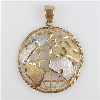10kt Two Tone Gold Pendant