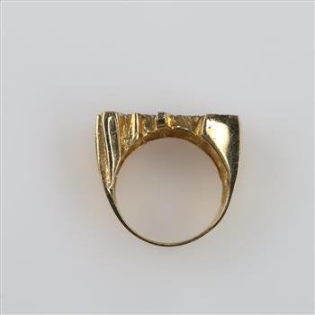 10kt Two Tone Gold Personalized Ring