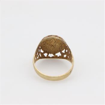 10kt Two Tone Gold Ring