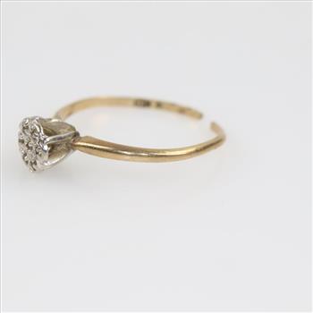 10kt Two Tone Gold Ring