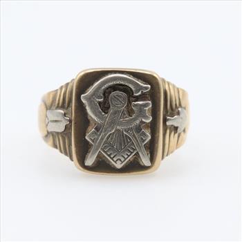 10kt Two Tone Gold Ring