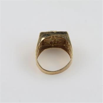 10kt Two Tone Gold Ring