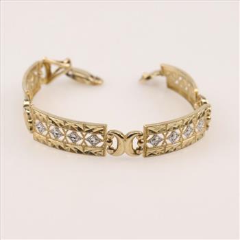 10kt Two Toned Gold Bracelet