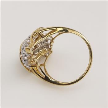 10kt Two-Tone Gold Diamond Ring