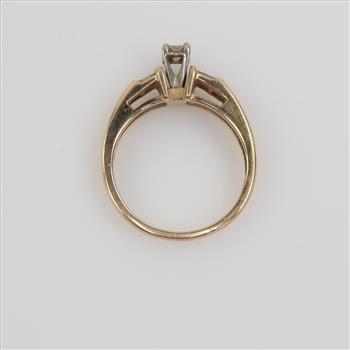 10kt Two-Tone Gold Diamond Ring