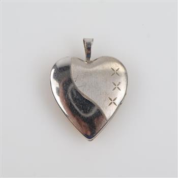 10kt Two-Tone Gold Heart Locket