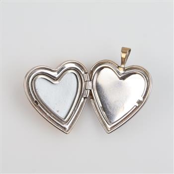 10kt Two-Tone Gold Heart Locket