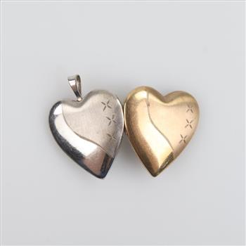 10kt Two-Tone Gold Heart Locket
