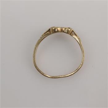 10kt Two-Tone Gold Heart Ring