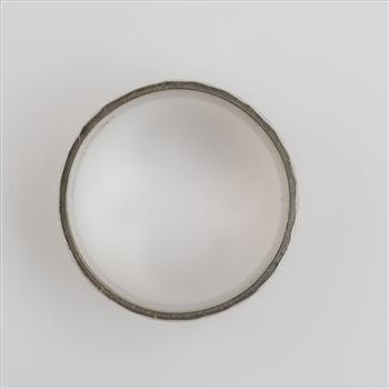 10kt White Gold Band