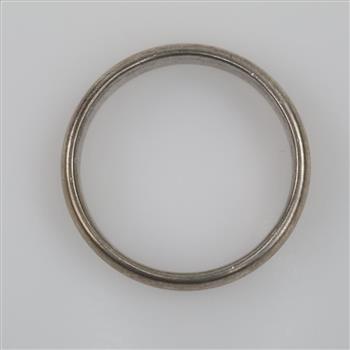 10kt White Gold Band