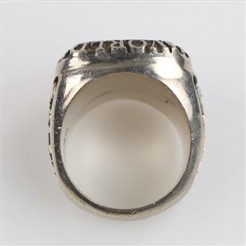 10kt White Gold Blue Spinel 