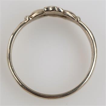 10kt White Gold Claddagh Ring