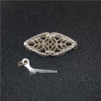 10kt White Gold Clasp