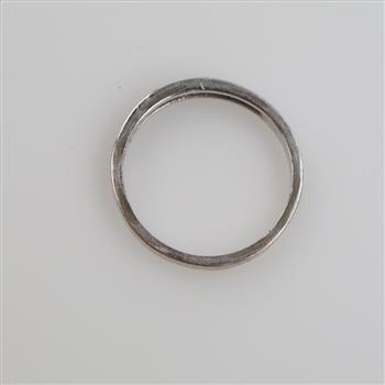 10kt White Gold Diamond Band
