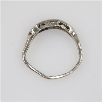 10kt White Gold Diamond Band
