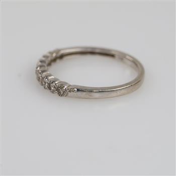 10kt White Gold Diamond Band