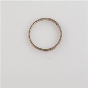 10kt White Gold Diamond Band