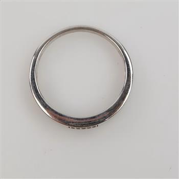 10kt White Gold Diamond Band