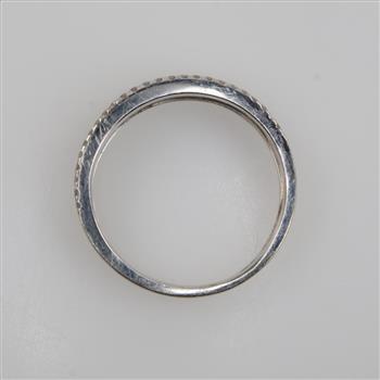 10kt White Gold Diamond Band