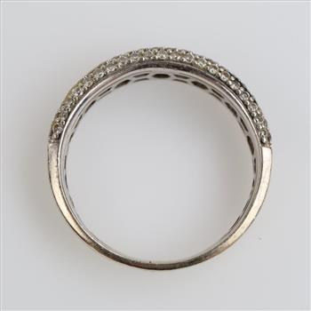 10kt White Gold Diamond Band
