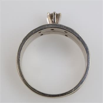 10kt White Gold Diamond Bridal Set