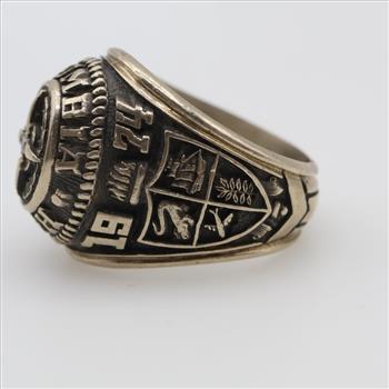 10kt White Gold Diamond Class Ring