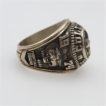 10kt White Gold Diamond Class Ring