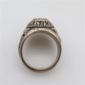10kt White Gold Diamond Class Ring