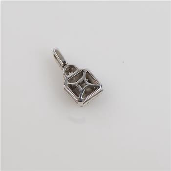 10kt White Gold Diamond Pendant