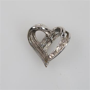 10kt White Gold Diamond Pendant