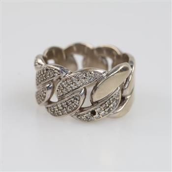 10kt White Gold Diamond Ring