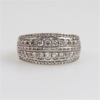 10kt White Gold Diamond Ring