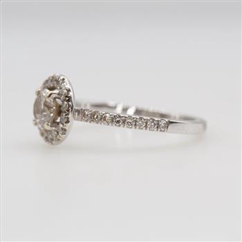 10kt White Gold Diamond Ring