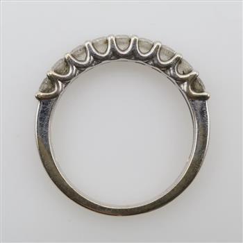 10kt White Gold Diamond Wedding Band