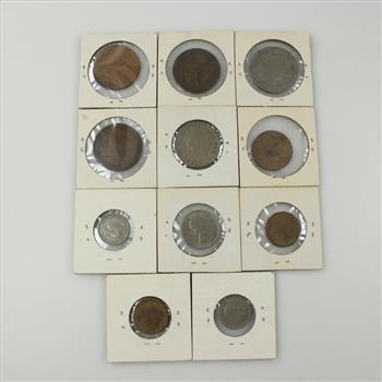 11 Foreign Coins