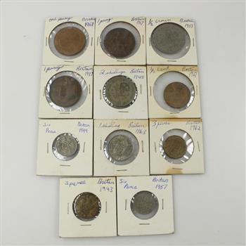11 Foreign Coins