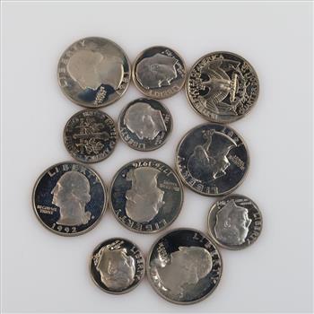 11 US Proof Coins