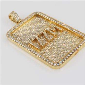 11.68cts TW Diamond 10kt Gold Rectangular 