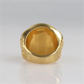 1.19cts TW Diamond 18kt Gold Rolex Signet Ring-Evaluated By Our Certified Gemologist-AGS/GIA