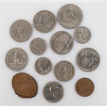 12+ US Coins And Token, Including Statehood Quarters