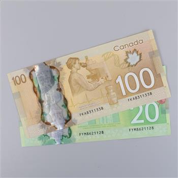 120 Canadian Dollars