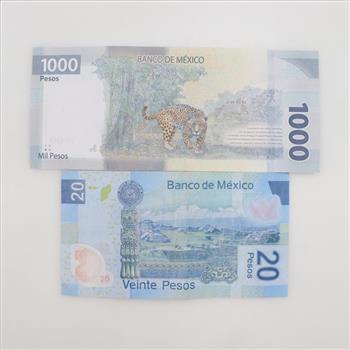 1,200 Mexican Pesos