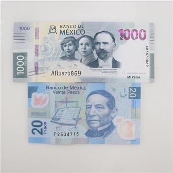1,200 Mexican Pesos